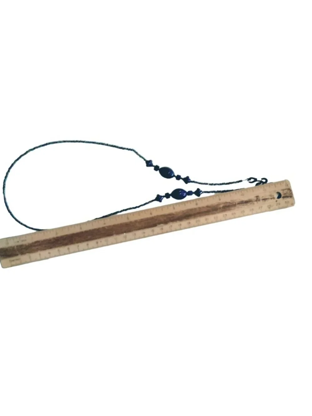 Handmade Blue Sunglasses Holder Eyeglass Lanyard  Women Beaded Iris Beads